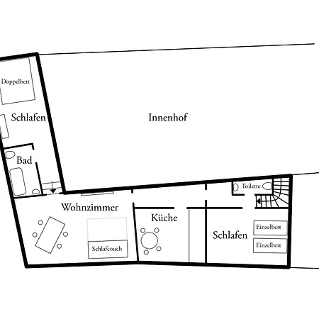 Zu Gast Im Denkmal St Peter アパート *